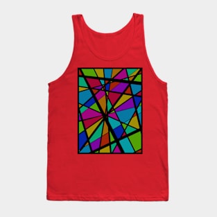 Abstract Glass Tank Top